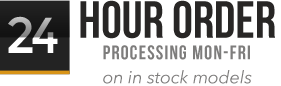 We process orders 24 hours a day Monday to Friday. Includes in-stock product only.