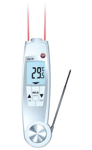 Testo 104 IR Dual Purpose IR and Penetration Thermometer-