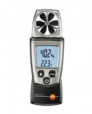 Testo 410-2 Rotating Vane Thermo-Anemometer w/ Humidity-