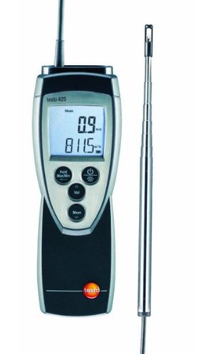 Testo 425 Thermo-Anemometer w/ Hot Wire Probe-