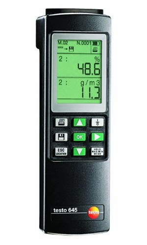Testo 645 Thermo-Hygrometer/Datalogger-
