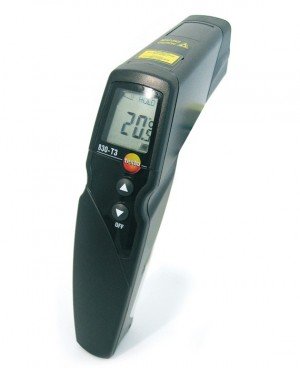 Testo 830-T3 Infrared Thermometer, 25:1 Optics, Type K Input-