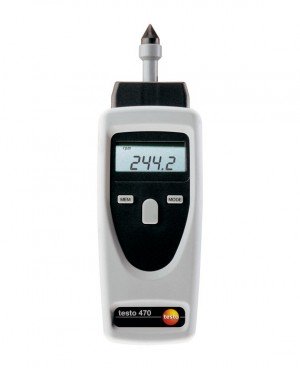 Testo 470 Photo/Contact Tachometer, 100,000 RPM-