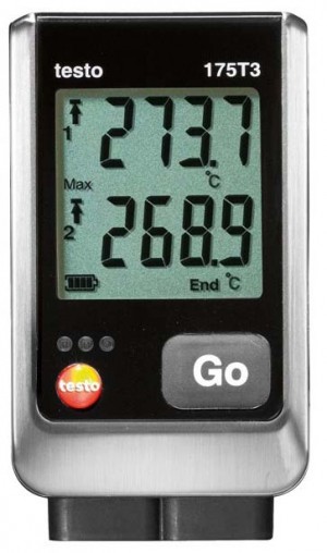 Testo 175 T3 2-Channel Temperature Data Logger with 2 external TC-
