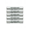 Testo 0590 0006 Spare Fuses, set of 5, 630mA/1000V-
