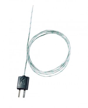 Testo 0602 0645 Flexible Bead Tip Probe, 60&quot;, Type K TC, Fiberglass-