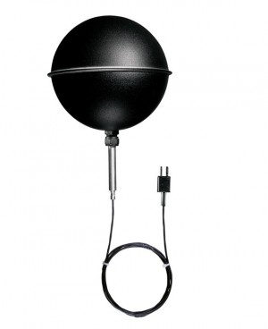 Testo 0602 0743 Black Globe Probe, 6&quot; dia., Type K TC-