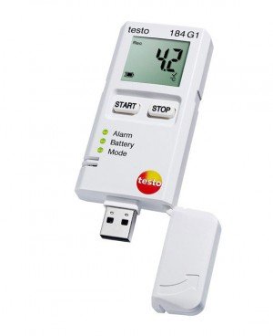 Testo 184-G1 USB Temperature, Humidity and Shock Data Logger with LCD-