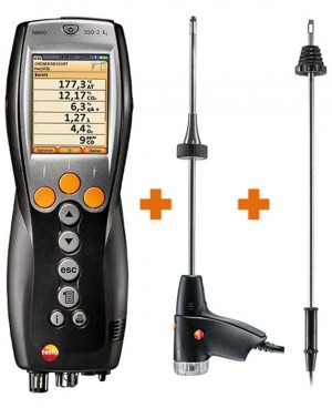 Testo 330-2G LL Kit #2 Combustion Analyzer with NOX and Hi-range CO with Bluetooth-