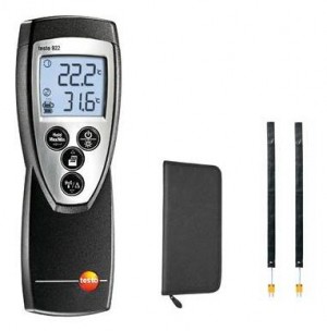 Testo 922 Differential Temperature HVAC/R Set, 2-Channel, Type K-
